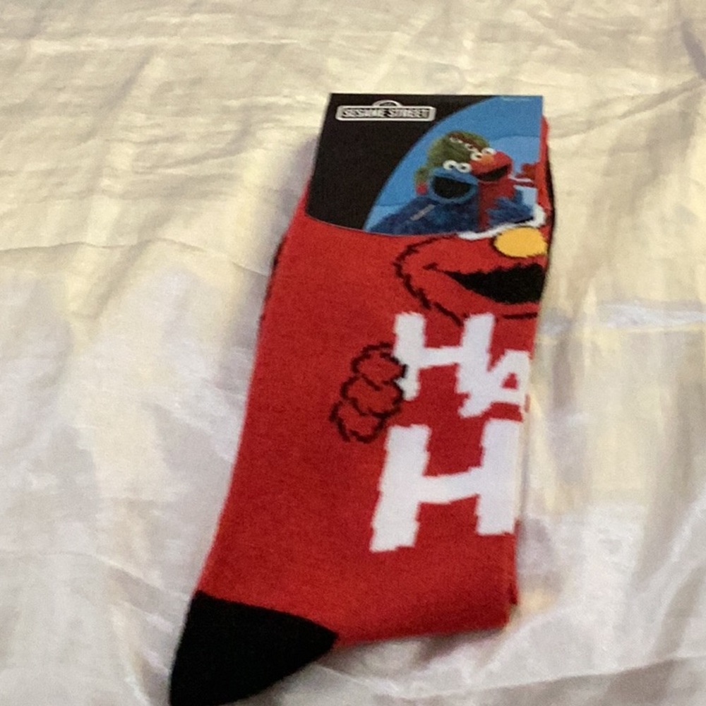 NWT Sesame Street Unisex Socks Fun To Wear